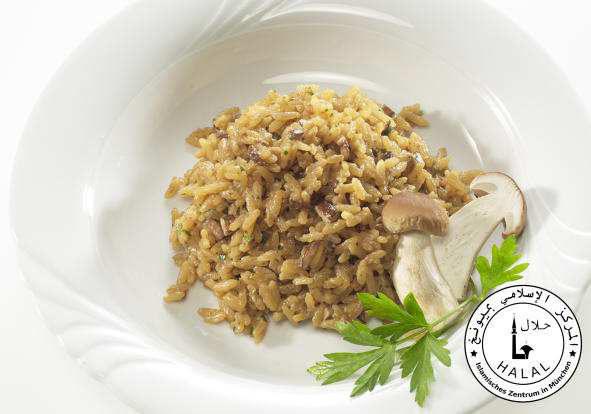 8 g CUISINOR Risotto mit Gemüse Hf CL Feines Reisgericht mit vielen Gemüsen und Kräutern Reisgericht für die große Küche, zubereitet mit Parboiled-Reis, Lauch, Karotten, Paprika, Pilze, Erbsen und