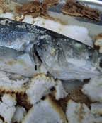 Fisch Seebarsch mit Salzkruste Pre 0 C 1 65 C 10 C 10%