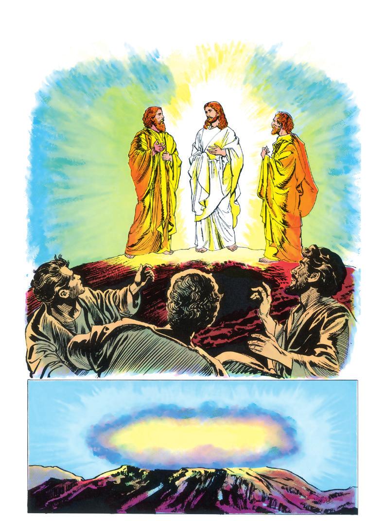 Hilf mir glauben! Matthäus 17,3-13; Lukas 9,37-45; Markus 9,33 Jesus hat drei Jünger mit sich auf den Berg genommen. Plötzlich sehen sie, dass Jesus sich verändert hat.