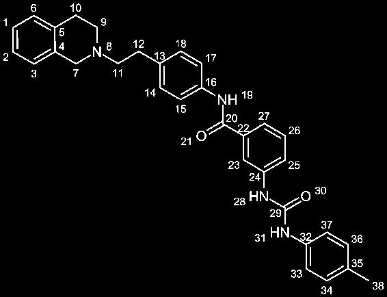 Experimenteller Teil 7 60 (N-[4-{2-(3,4-dihydro-H-isochinolin-2-yl)-ethyl}-phenyl]-3-[3-(4-methylphenyl)-ureido]-benzamid) 0.