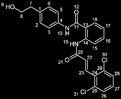 Experimenteller Teil 27 27 ((E)-2-(3-(2,6-Dichlorphenyl)-acrylamido)-N-(4-(2-hydroxyethyl)-phenyl)-benzamid) Aus 0.