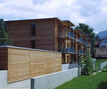 Ölzbündt ist ein Holzhaus und ein Passivhaus sowie der Prototyp einer Holzbausystementwicklung für den mehrgeschossigen Wohnbau.