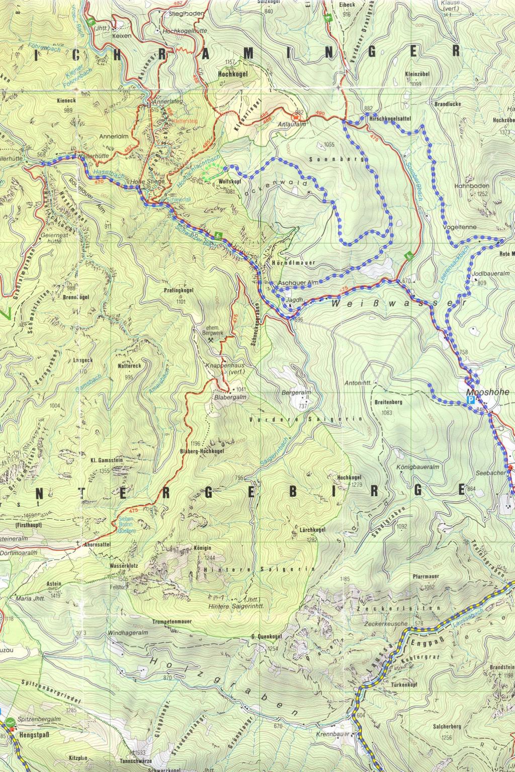 P5 F4 P6 F3 P4 P3 Z P2 Auto-Route Fußweg Abb. 17: Wegverlauf der Feldforschung vom 30.