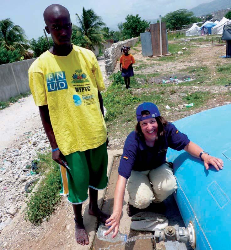 Ratinger THW-Helferin aus Haiti zurück Haiti, 8. Juli-3. August 2010. Yvonne Wieczorrek kam am vergangenen Dienstag, 03. August 2010 aus Haiti zurück.