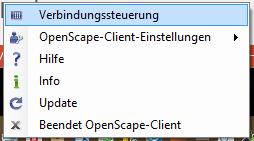 Softclient starten An- / Abmelden Verbindungssteuerung startet automatisch Telefonie bereits möglich Verbindungssteuerung im