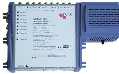 TRIAX KOKA LAN-System Das einfache Heimnetzwerk über bestehende Antennenkabel Das KOKA-LAN-System bietet Internetzugang und LAN-Netzwerk im ganzen Haus über das bestehende Koaxialkabelnetz.