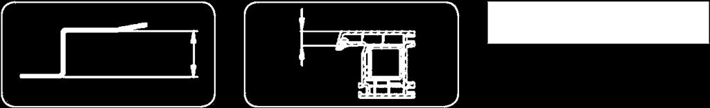 Zusammenstellung des Schnittes und das Verzeichnis der Set-Elemente a) Anwendung des Profils PG MRS * HAUPTPROFIL PGMRS LÄNGE PG MRS 1 = LÄNGE A Menge = 2 Stück LÄNGE PG MRS 2 = LÄNGE B Menge = 2