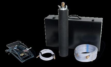Verbaugeräte ab DN 100-1.200 mm Die Verbaugeräte sind eine einfache und sichere Lösung, Rohrverschlüsse und Rohrprüfgeräte praxisgerecht gegen Herausschieben zu sichern.