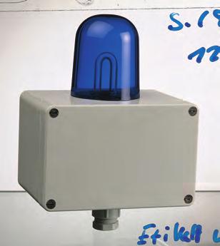 Optische Signalgeber Warnblitzleuchten 5 Joule WBLR/WBSR optischer Gefahrenmelder im kompakten Kunststoffgehäuse durch die hohe speziell für Außenanwendungen geeignet Montage über verdeckte