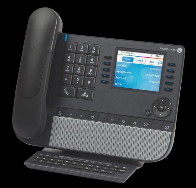 1.2 8068s Bluetooth/ 8068s Premium Deskphone Dieses Telefon ist ein IP-Modell.
