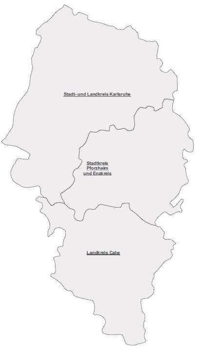 IV. Allgemeine Informationen, Definitionen und Erläuterungen (Glossar) 3.16. Allgemeine Informationen 3.16.1. Strukturdaten (Einwohner Fläche Personal ) Polizeipräsidium Karlsruhe Bevölkerung: 1.217.