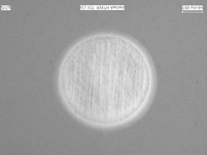 2 Rockwelleindringprüfung Abbildung 28 zeigt die lichtmikroskopischen Aufnahmen der Rockwelleindrücke auf
