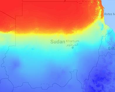 5 Hintergrund Klimabedingungen und -variabilität im Sudan In einem vereinfachten Model dargestellt, entwickelt sich die Niederschlagsverteilung im