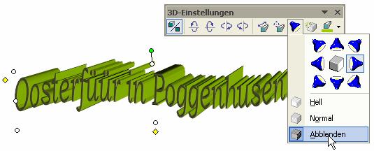 Wenn de Perspektive Parallel is, gifft dat keen Fluchtpunkt mehr dat is nich de natüürliche, gewohnte Perspektive, man dat kann ok good utsehn!