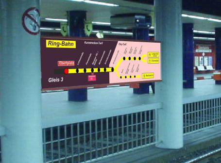 VCD-Konzept zur verbesserten Fahrgast-Orientierung im Kölner tadtbahnnetz Problemstellung Auch wenn es für uns Einheimische Gewohnheit ist - für Ortsfremde ist es äußerst schwierig, sich im Kölner