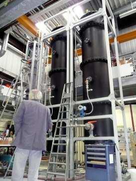 250 kg/d) Aufbereitung des Biogas