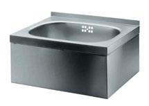 gesteuerter Armatur 1/ (Anschluss 230 V) Handwaschbecken mit 3-seitiger Beckenverkleidung (150
