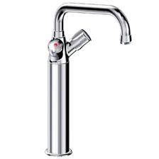 deutscher Produktion ½" Twin Hole Mixer Tap chrome plated metal handles, swivel tap with jet regulator, 153 mm centres, high quality, made in Germany Art-Nr. Höhe Ausladung Preis Part No.