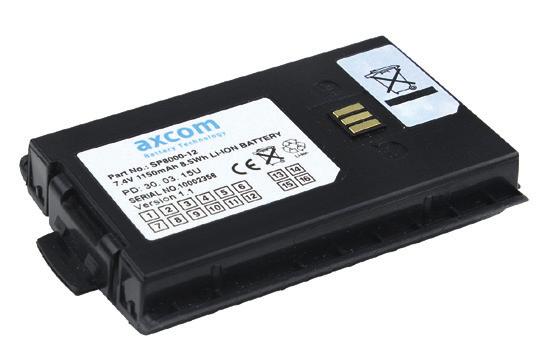 1,2Ah. Axcom Li-Ion Akku SP8000-12 Li-Poly Akku, wie Original Der Axcom Li-Ion Akku SP8000-12 behält seine hohe Kapazität ca.