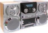 UKW-Tuner Karaoke-Funktion großes Display Autoreverse-Tape 3-Wege Holz-Lautsprecherboxen HxBxT Anlage: 17x26x22 cm, HxBxT Box: 15x26x17 cm \ 79.