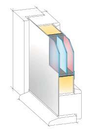 wärmeschutz sicherheit Haustür 1970 ca. 30-50 mm Bautiefe, Einfachverglasung, Einfachverriegelung, ohne Dichtungen.
