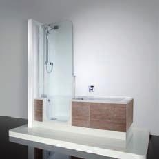 Wannenverkleidung Glas Anthrazit 28 Die TWINLINE 2 ist mit einer Vielzahl unterschiedlicher Wannenverkleidungen erhältlich, die Ihnen eine individuelle Gestaltung Ihres Badezimmers leicht machen
