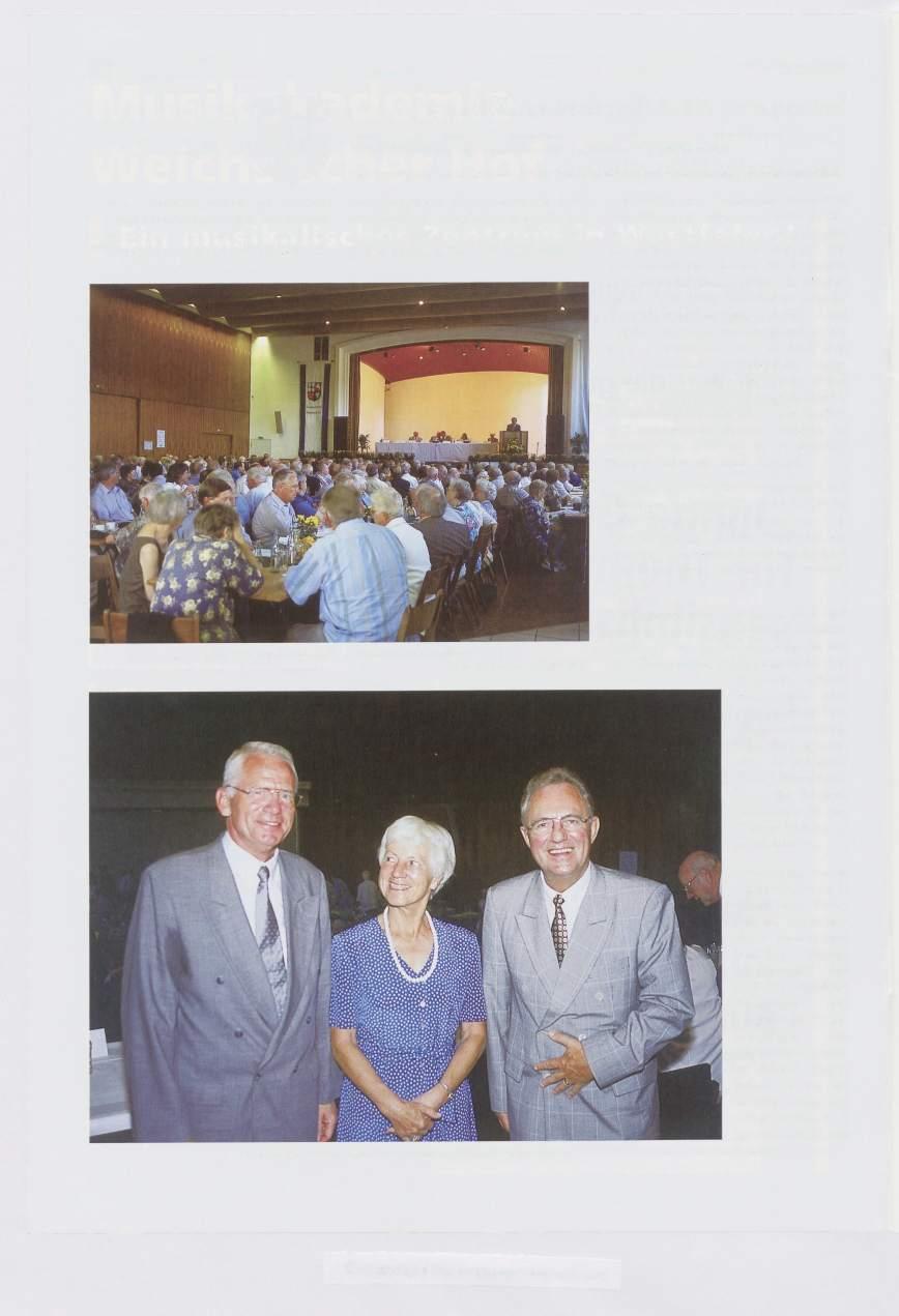 108 NR. 3/2001 Jahreshauptversammlung des Sauerlander Heimatbundes in Sundern am 25.