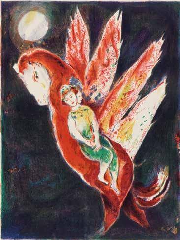 A. Paul Weber, Pferde, 1957, VG Bild-Kunst, Bonn, Foto: Herling/Herling/Werner, Sprengel Museum Hannover Marc Chagall, aus "Arabian Nights - Four Tales from the Arabian Nights", 1948, VG Bild-Kunst,