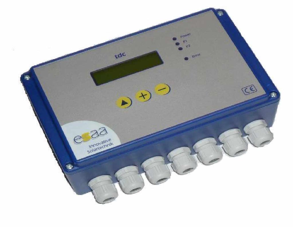 Temperatur Differenzregler für 1- und 2 Regelkreise und Thermostatfunktion tdc 1 temperature difference controller Regler zur Steuerung eines drehzahlgeregelten Ausgangs über Minimum, Sollwert und