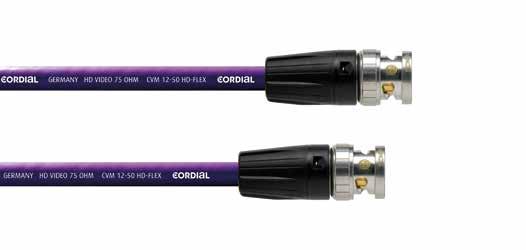 HD Video Kabel HD Video Cables CVP BB-HD 08-32 CVP BB-HD 12-50 SD Precise Impedance High Definition Video Flexible Product Information: Flexible drum Removable Kabel Cable Belegung Cable Assign
