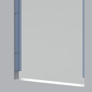 (Construction opening dimension = frame height + 20 mm / frame width + 10 mm) Marquer les contours et scier l ouverture murale pour installer la trappe (dimension de l ouverture murale = hauteur du