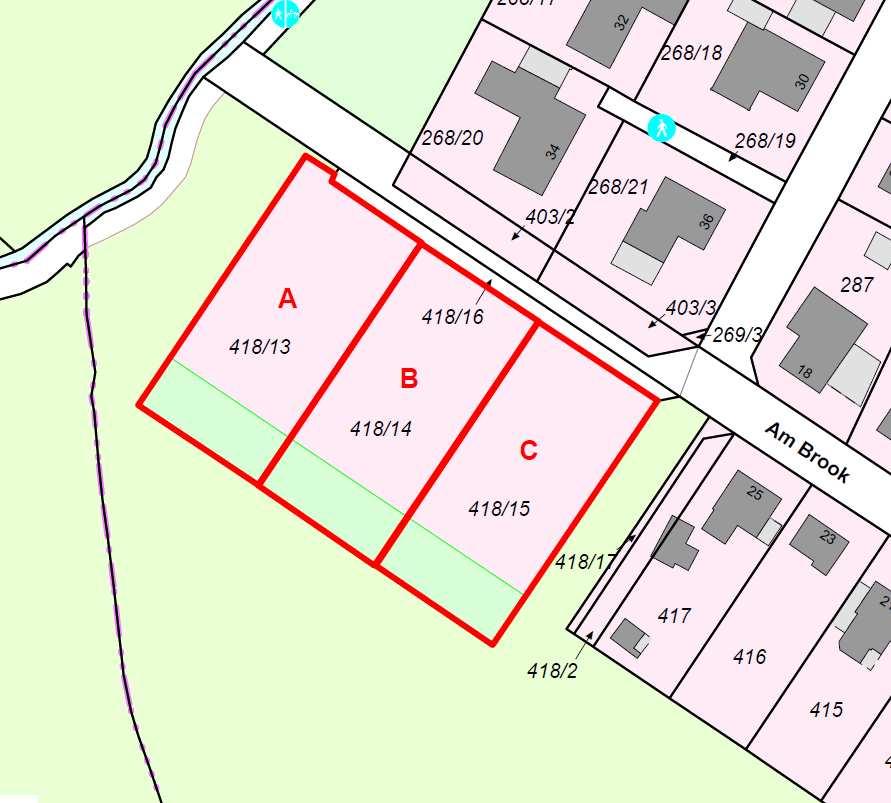 Grundstücksmerkmale: Baugrundstück A Flurstück 418/13, Flur 6, Gemarkung Döse Grundstücksgröße: 1.276 m² (davon Wohnbaufläche: 1.