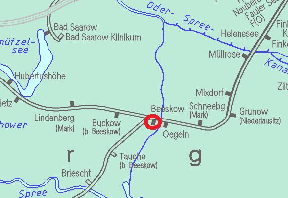 Neu: Beeskow Lage im Netz Termine 05. 16.11.
