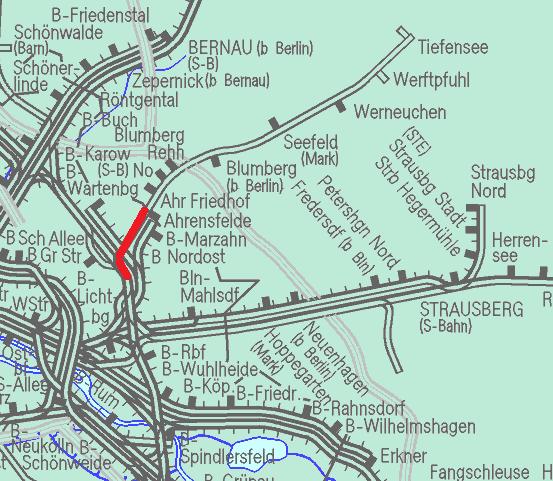Neu: Biesdorfer Kreuz - Ahrensfelde Lage im Netz Termine 18. 21.11.
