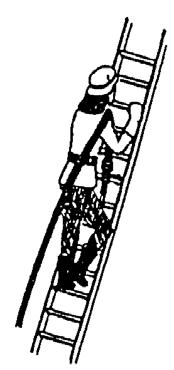 Ein B-Strahlrohr ist von drei Personen zu halten, bzw. bei Verwendung eines Stützkrümmers mindestens von zwei Personen.