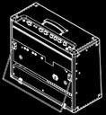 W) Speaker: 1 x 12" Eminence RockDriver 60 (50 Combo), 2 x 12" Eminence RockDriver 60 (100 Combo) MIDI-Board FSM 432