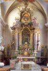 SEHENSWÜRDIGKEITEN in der Ferienregion Kronplatz Olang Pfarrkirche Niederolang, schöner gotischer Turm, die Kirche wurde 1710 barockisiert, schöne Altarbilder und Deckengemälde.