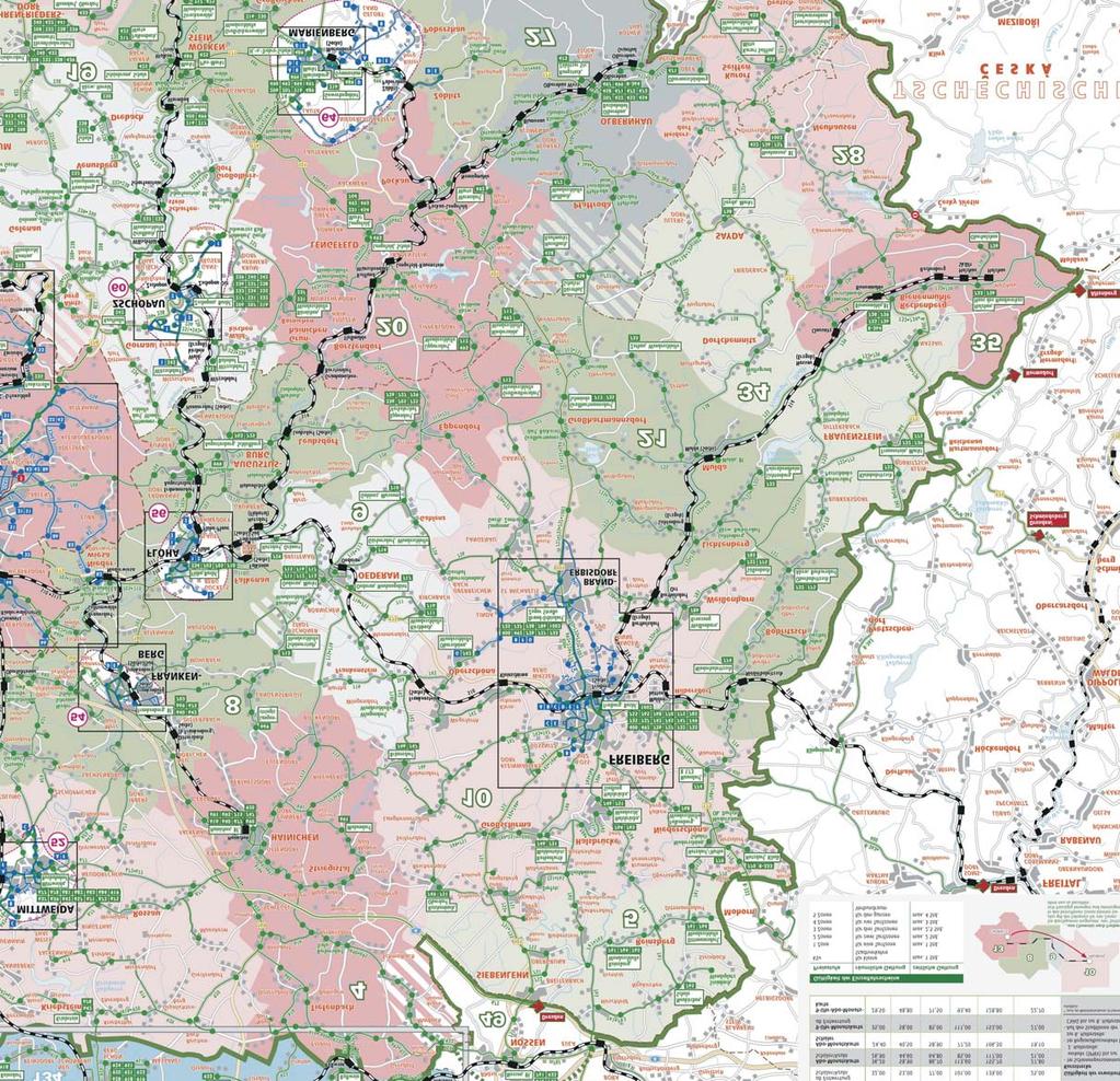 Landkreis ttelsachsen ahverkehrsplanung Karte 4a: dienungsangebot - Teilraum Altkreis Freiberg - 889