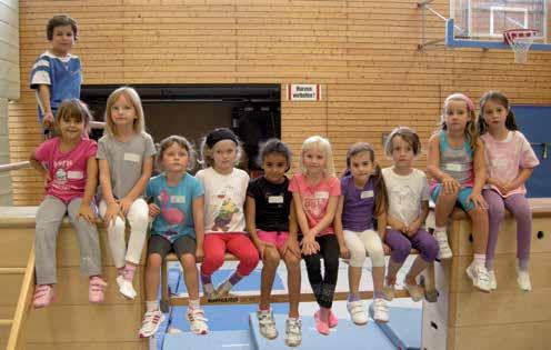 KINDERSPORT Die Kindersportabteilung ist für viele der Einstieg in eine lange TSV-Mitgliedschaft.