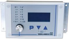 AXG-1AE Als Parametrier- und Anzeigegerät von jeweils einem PXDM. Das AXG wird über eine 4-adrige Leitung am PXDM angeschlossen. Speisung +24 V vom PXDM.