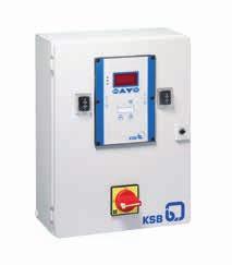 .. 20 ma oder einen integrierten Drucksensor (pneumatisch) Direktanlauf Kunststoffgehäuse LevelControl Basic 2 BS: Pumpensteuer- und Überwachungsschaltgerät mit Display für ein oder zwei Pumpen