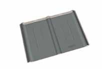 PREFA Dachplatte TECHNISCHE DATEN PREFA DACHPLATTE Material Größe beschichtetes Aluminium, 0,7 mm stark,