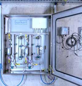 6 ERFOLGSSTORY Wasserwerk Everswinkel 7 Durch das ausgereifte Konzept der Bürkert Oxidatorbox wird der Sauerstoffeintrag exakt nach der aktuellen Rohwassermenge geregelt.