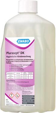 plurasept DK antimikrobielle Waschlotion plurasept DK ist eine pflegende Haut- und Handwaschlotion zur