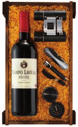 1 F lasche, Campo Lavilla, Tempranillo, Navarra, Spanien Ein weicher Rotwein mit perfekter Struktur und