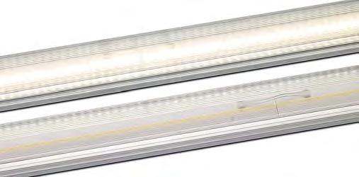 94 COVER OFFICE SM ASM On-board-Steckklemmen Verwendung externer LED-Konstantstromtreiber erforderlich Abmessungen (LxBxH): 305x36,2x21,3 mm 586x36,2x21,3 mm Profilmaterial: Aluminium Abdeckung: PMMA