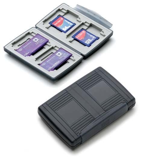 Card Safe Basic Card Safe Basic Duo 4 x 4 Multi Card Verschlußhebel Der Card Safe Basic ist der Allrounder unter den Safes. Er schützt größere Speicherkarten wie Compact Flash, oder /.