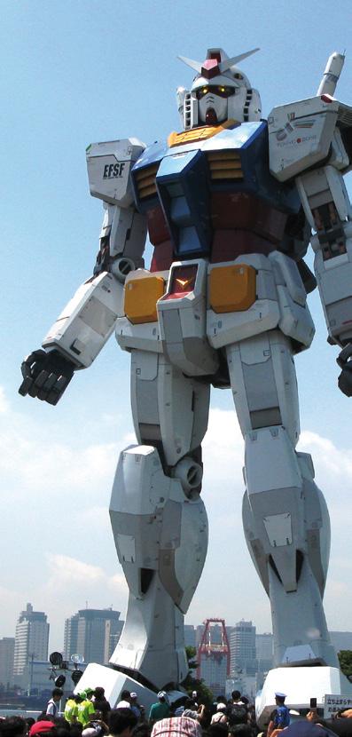 Highlights / ROBOT-ISM Gundam in seiner vollen Größe von 18 Metern ROBOT-ISM Auch von der Ausstellung des Japan Media Arts Festival ROBOT-ISM wandert eine Auswahl von Werken von der Tabakfabrik ins