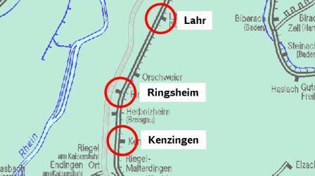Baukapazitätsmanagement Lärmschutzwände Rheintalbahn Planungsstand Lage im Netz Die wichtigsten Bauarbeiten Errichtung von Lärmschutzwänden Fahrplankonzepte Fernverkehr Züge der Linie 43 im Ausfall