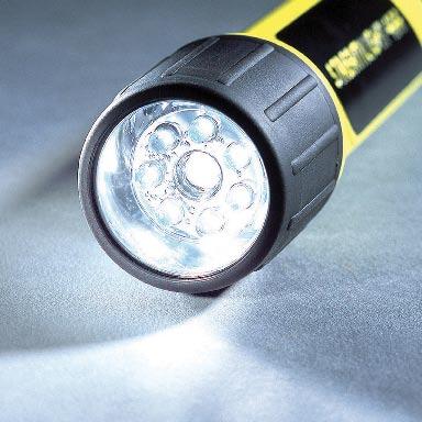 ProPolymer 4AA Hochleistungslampe mit Xenonbirne, LED-Modul oder Luxeon- Hochleistungs LED.